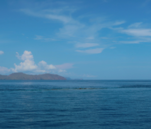 castle rock surface north of komodo